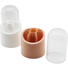 Mayf Elis 7 Bölmeli Kapsül Organizer Plastik Hazne - Kristal Mika Fanus Kapak (5332)