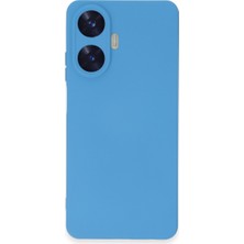 Semel Realme C55 Kılıf Nano Içi Kadife Silikon - Mavi