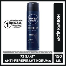 Erkek Deodorant 150 ml - Deep Darkwood, Uzun Süre Etkili Koku