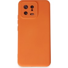 Semel Mi 13 Kılıf Nano Içi Kadife Silikon - Turuncu