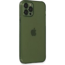 Semel iPhone 12 Pro Max Kılıf Fly Lens Silikon - Yeşil