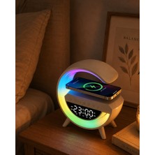 Miyango Rgb Işıklı Bluetooth Hoparlör Tf Kart ve Fm Destekli Kablosuz Ses Sistemi - ETC7481-4494