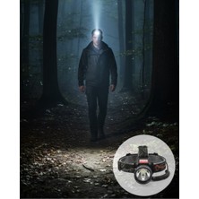 Miyango LED Sensörlü Şarjlı Kafa Feneri LCD Ekranlı 30W Güçlü Işık - ETC7821-9559