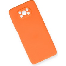 Semel Pocophone X3 Kılıf Nano Içi Kadife Silikon - Turuncu