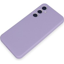 Semel Galaxy A35 5g Kılıf Nano Içi Kadife Silikon - Lila