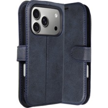 Semel iPhone 17 Pro Trend S Plus Kapaklı Kılıf - Lacivert