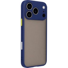 Semel iPhone 17 Pro Max Kılıf Montreal Silikon Kapak - Lacivert