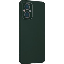 Semel Reno 7 Lite Kılıf Lansman Glass Kapak - Koyu Yeşil