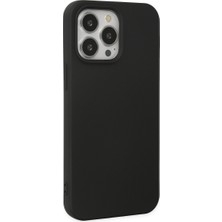 Semel iPhone 15 Pro Kılıf Nano Içi Kadife Silikon - Siyah