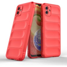 Semel Galaxy A04 Kılıf Optimum Silikon - Kırmızı