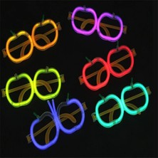 Mayf Glow Stick Elma Gözlük - Glow Partisi Gözlüğü - Glow Stick Gözlük 12 Adet (5332)