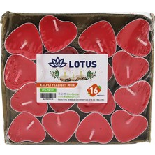 Mayf 16PCS   Kalpli - Kırmızı  Tea Light Mum (5332)