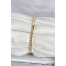 Semel Xuping Model Zirkon Taşlı Gold Renk Kadın Bileklik