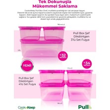 CooknKeep Pull Boxşef Dikdörtgen Saklama Kapları