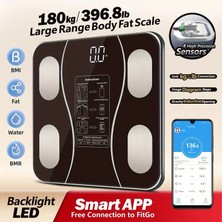 Mayf Siyah Akıllı Dijital Baskül FS-550 (5332)