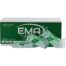 Ema Plast Şeffaf Kristal Plastik Çatal - 3000 Adet | Pratik, Dayanıklı ve Hijyenik [60 Adet 50'li Paket]