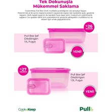 CooknKeep Pull Box Şef Dikdörtgen
