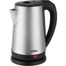 Mayf Çelik Kettle Su Isıtıcısı Kablosuz Kullanım 1.8lt 360 Derece Dönebilme Otomatik Kapanma SK-8026 (5332)