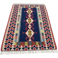 Kilim Antik El Dokuma Yağcıbedir Balıkesir Yün Kilim 1593 - Yeni - Çok Renkli