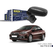 Niken Fiat Linea 2007 ve Sonrası Punto Araca Özel Kol Dayama Siyah