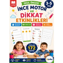 Kinder Yayınları Okul Öncesi Ince Motor ve Dikkat Etkinlikleri