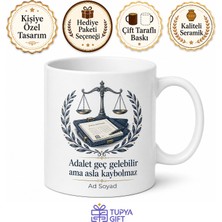 Tupya Gift Hak Arayanlara Savunma Dosyası Adalet Terazisi Kupa Bardak Hediye