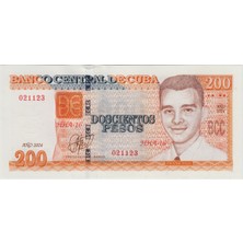 Banknoting Küba 200 Peso 2024 Çil.