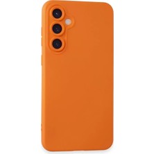 Dunai Store Newface Samsung Galaxy S23 Fe Kılıf Nano Içi Kadife Silikon - Turuncu