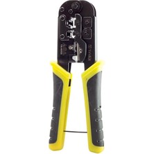 Akıllı Bayi Powermaster YK-N568 RJ11/RJ12/RJ22/RJ45 Profesyonel Ağ ve Telefon Soketi Sıkma Pensesi