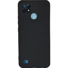 Dunai Store Newface Realme C21 Kılıf Nano Içi Kadife Silikon - Lacivert
