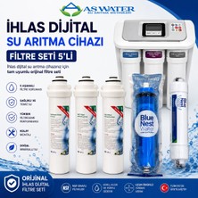 Ihlas Aura Cebilon Unique Dijital Su Arıtma Cihazı Uyumlu 5'li Tak Çevir Filtre Seti