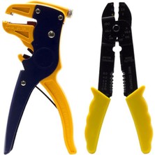 Akıllı Bayi Yeskit Yk-Pr-04 Terminal Sıkma Pensesi+Kablo Sıyırma Pensesi+Uç Seti