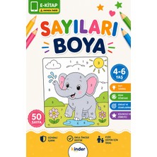 Kinder Yayınları Çocuklar Için Sayıları Boyama