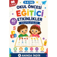 Kinder Yayınları Okul Öncesi Eğitici Etkinlikler 3-6 Yaş
