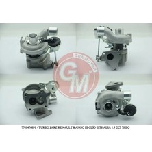 Gua Turbo Şarj Renault Clio Iı Iıı Kangoo Fluence Megane Iı Iıı Symbol Iı Twingo1.5 Dci 65-75-80 Bg
