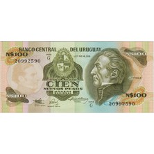 Banknoting Uruguay 100 Peso 1987