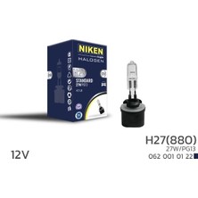 Niken Nıken H27W/1 880 27W Halojen Ampul PG13 12V