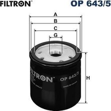 Filtron Yag Fıltresı Mercedes OM607 W176 W246 C117 X156 W415 . Renault Clıo Iv 12> Megane Iv 15> Duster 12> Symbol Iıı 14> Nıssan Qashqaı Iı 13> Juke 12> Note E12 13>16 1.5dci K9K OP643.5