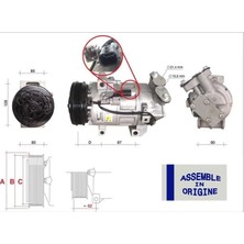 Gua Klima Kompresörü Sıfır Ürün Renault Clıo Iv 1.2 16V