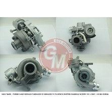 Gua Turbosarj Renault Megane Iıı 09> Scenıc Iıı 09> Nıssan Juke 10>19 Qashqaı Iı 13> Mercedes OM607 W176 W246 C117 X117 W415 X156 1.5dci K9K 110 Bg Euro 5