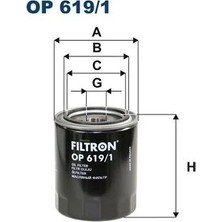 Filtron Yağ Filtresi Toyota Landcruıser Prado 3.0l 1kz-Te KZJ90 96-02 3.0l 1kd-Ftv KDJ120 03-09 / Hıace 2.4l 2l 89-95 / Hılux LN145 98-04 / Mazda B2500 Wl 00-06 / Ford Ranger Wl 99-06 Büyük Tip-Tombul