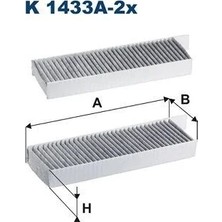 Filtron Polen Filtresi Corsa F 19> Mokka E 20> P208 19> P2008 19> Ds3 18> Karbonlu