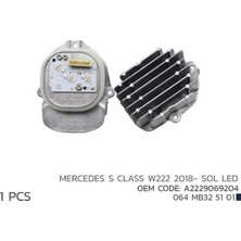 Niken Mercedes S Class W222 2018-SOL LED Mod A2229069204