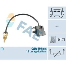FAE Hararet Müşürü Ford Connect 98> 1.8 Tdci Silindir Kapağına Gelen
