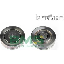 Bms Gergi Rulmanı Daıhatsu Terıos 1.3l K3-Ve J102 01-05 / Sırıon 1.3l K3-Ve M301 05-> 4 Kanallı - 10X71 /76X19