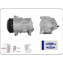 Gua Klima Kompresörü Sıfır Ürün Fıat Doblo 10> Fıorıno 08> Grande Punto 05>15 Lınea 07> Punto Evo 09>1 4 Alfa Mıto 09>18 Opel Combo 12> 1.2 / 1.4 12V 5 Kanal 110MM