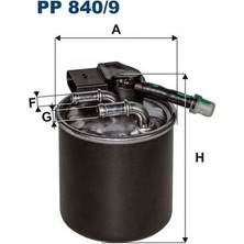 Filtron Yakıt Fıltresı Mercedes OM651 W204 W205 C218 W212 C207