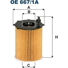 Filtron Yağ Filtresi PARTNER-BERLINGO-FIESTA-FOCUS-C-MAX-FUSION-P206-P207-P208-P301-P307-P308-P407-P2008-P30 08-P5008-BIPPER-JUMPY-XSARA-EXPERT-NEMO-C1-C2-C3-C4-C5-DS3-DS4-DS5 1.4-Hdı-1.6hdı OE667.1