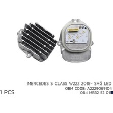 Niken Mercedes S Class W222 2018-SAĞ LED Mod A2229069104