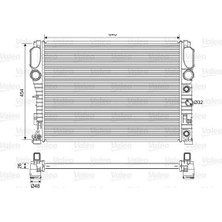 Valeo Motor Su Radyatoru Mercedes M272 OM646 C219 W211 S211